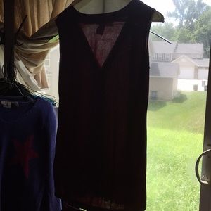 sleeveless two piece light weight knit set